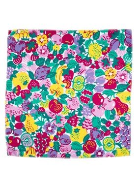 LUSH Cherries Knot Wrap - Small Silky Bandana Scarf